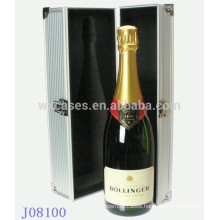 high quality aluminum wine box for single bottle from China factory